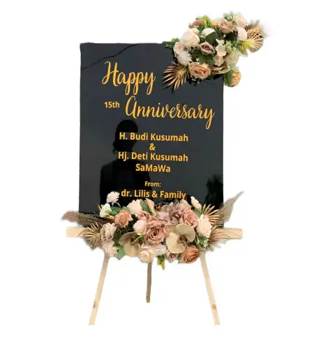 Papan Bunga Akrilik Muara Dua